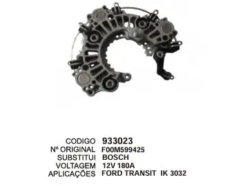 [933023] 933023 / IK 3032 PLACA FORD TRANSIT