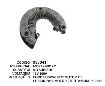 933041 / IK 3681 PLACAFORD FUSION