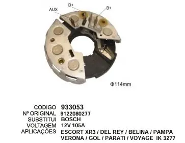 [933053] 933053 / IK 3277 PLACA ESCORT, BELINA, PAMPA VOYAGE