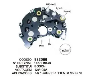[933066] 933066 / IK 3570 PLACA KA COURRIER FIESTA