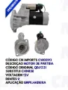 CN 10093 MOTOR DE PARTIDA EMPILHADEIRA GUINCHO 12V 9D