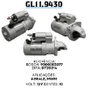 GL 11.9430 MOTOR DE PARTIDA M93,FORD CARGO 12V 10D PRESTOLITE