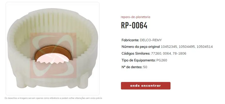 RP-0064 REPARO PLANETARIA
