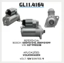 GL 11.4164 MOTOR DE PARTIDA GOL G5,G6,FOX,KOMBI 12V 9D BOSCH