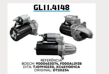 GL 11.4148 ARRANQUE CARGO, VW, CUMMINS 10D 12V BOSCH