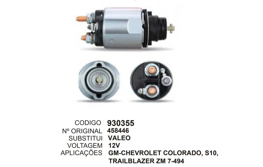 [930355] 930355 AUT. CHEVROLET, S10, ZM 7-494