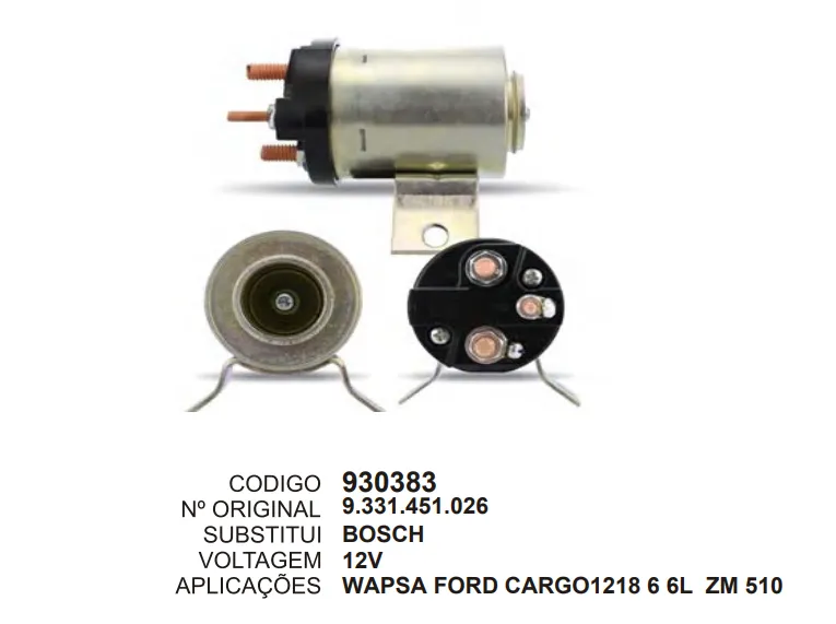 [930383] 930383 AUT. WAPSA, FORD, CARGO 1612 ZM 510
