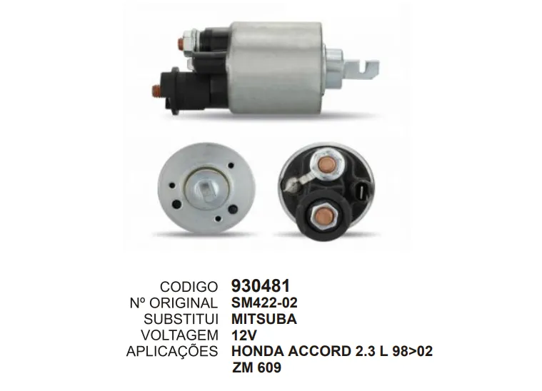 [930481] 930481 AUT HONDA ACCORD ZM 609