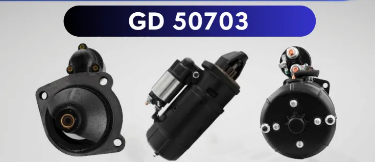 GD 50703 MOTOR DE PARTIDA JF, AGRALE, CAMINHÃO, VALMET TRATOR 12V 9D BOSCH