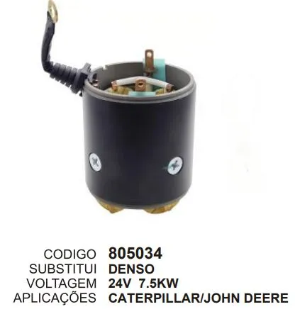 [805034] 805034 BOB. CATERPILLAR, JOHN DEERE, CASE, IVECO 24V DENSO