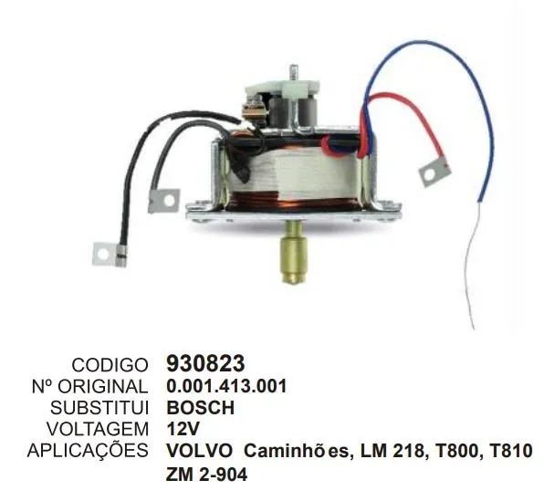 [930823] 930823 AUT. VOLVO CAMINHÕES LM 218, T800, T810 12V ZM 2-904
