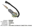 930906 AUT. VW, FORD CAMINHAO CONECTOR 4 PIONS MOTOR CUMMINS 12V