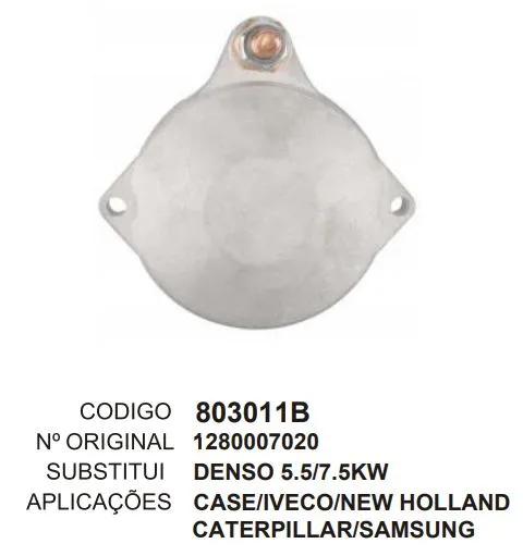 [803011-B] 803011-B MANCAL TRASEIRO CATERPILLAR, JOHN DEERE, CASE, IVECO DENSO