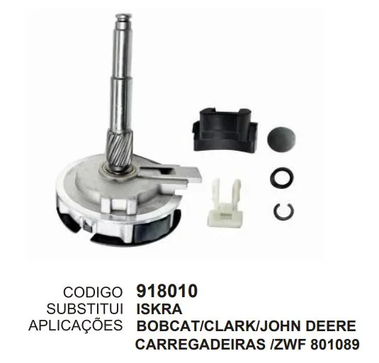 918010 PLANETÁRIA BOBCAT, CLARK, JOHN DEERE ISKRA CARREGADEIRAS