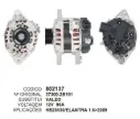 802137 ALT. HYUNDAI HB20 VELOSTER I30 KIA CERATO SOUL 14V 90A VALEO