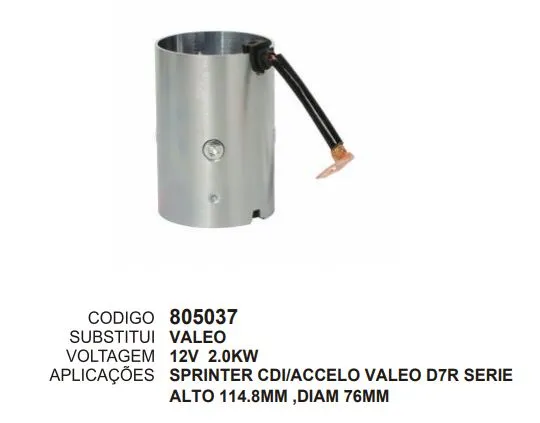[805037] 805037 BOB. SPRINTER CDI, ACCELO VALEO D7R SERIE ALTO